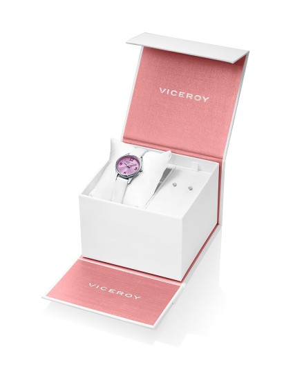 Reloj Viceroy Niña Pack 42404-75 + Pendientes Flor Perla | Joyería Parejo
