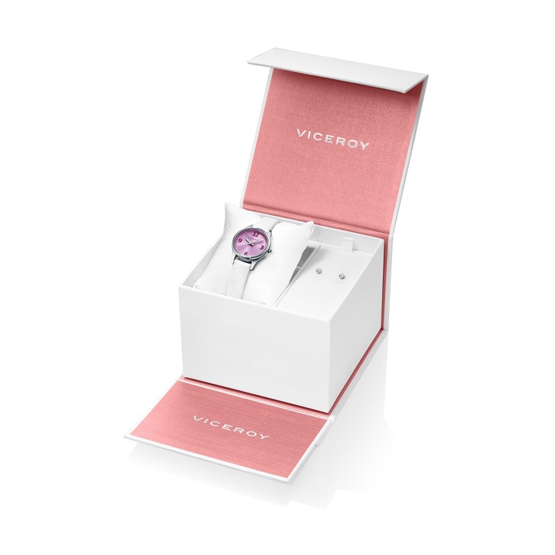 Reloj Viceroy Niña Pack 42404-75 + Pendientes Flor Perla | Joyería Parejo