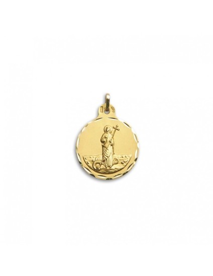 Medalha Redonda Santa Marta Ouro 18k - Compre Online Aqui