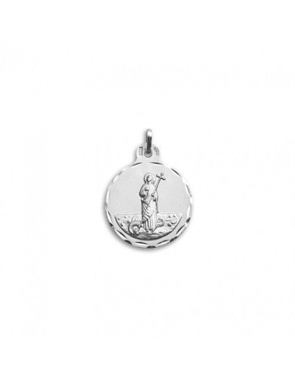 Medalha Redonda Santa Marta Prata 925 - Compre Online Aqui