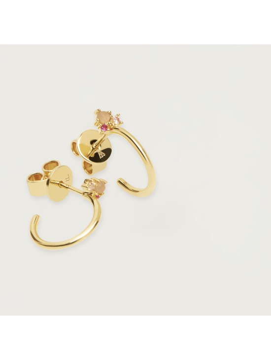 Pendientes P D Paola Libellule Plata Dorado - ¡Envío Gratis!