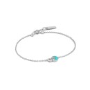 Pulsera Ania Haie Silver Tidal Turquoise Crescent B027-03H Plata de Ley