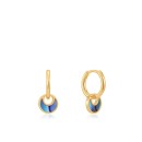 Pendientes Ania Haie Gold Abalone Crescent E027-06G Plata de Ley