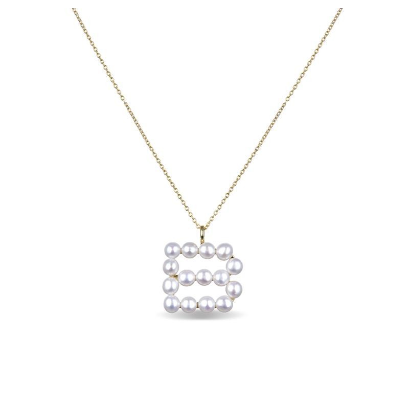 Colgante Luxenter Letra B PX005Y114B00 Plata de Ley Dorada | Joyería Parejo