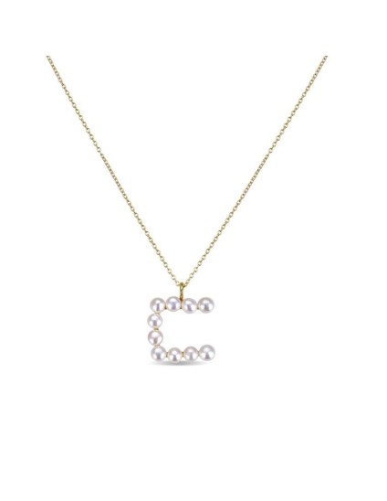 Colgante Luxenter Letra C PX005Y114C00 Plata de Ley Dorada | Joyería Parejo