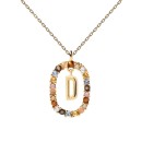 Collar P D Paola Letra D Plata 925MM Dorada