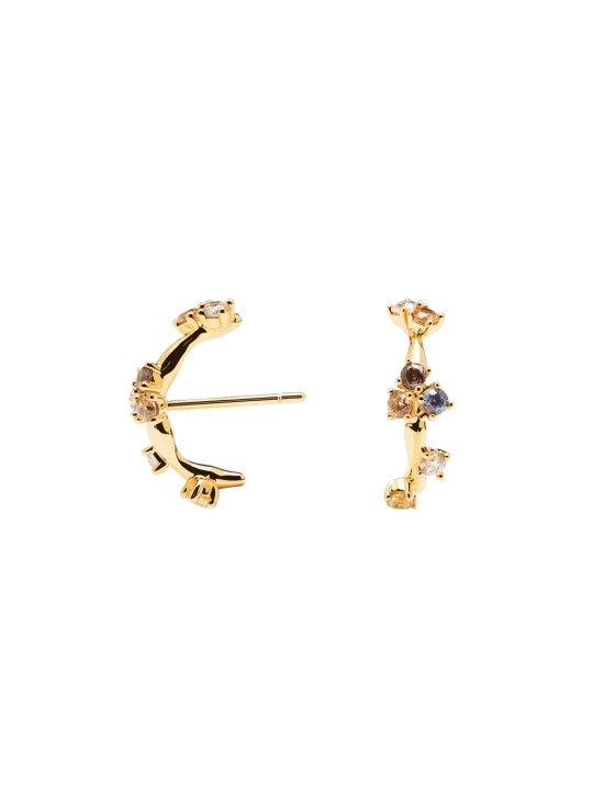 Pendientes PDPAOLA Zoe Plata Dorado - ¡Compra Aquí!
