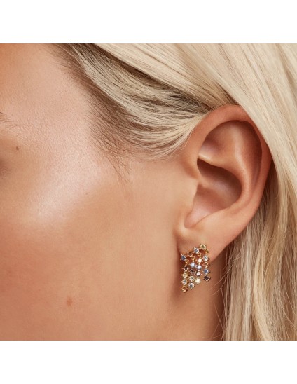 Pendientes PDPAOLA Willow Plata Dorado + Envío Gratis