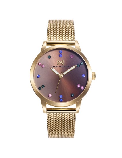 Reloj Mark Maddox Mujer MM7157-47 Malla Dorado | Joyería Parejo