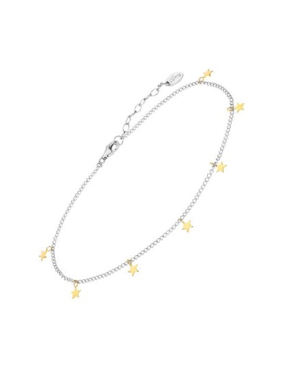 Tobillera Lotus Silver LP3240-8/2 Estrella | Joyería Parejo
