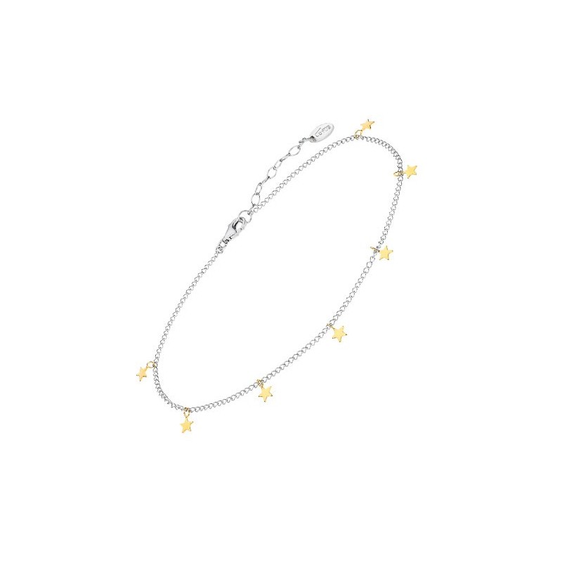 Tobillera Lotus Silver LP3240-8/2 Estrella | Joyería Parejo