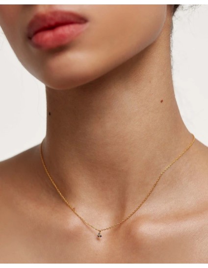 Collar PDPaola Daisy Plata 925MM Dorado | Joyería Parejo