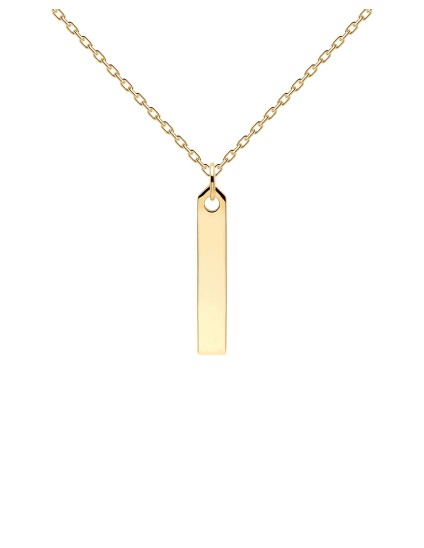 Collar PDPaola Flame Plata 925MM Dorado | Joyería Parejo