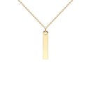Collar PDPaola Flame Plata 925MM Dorado