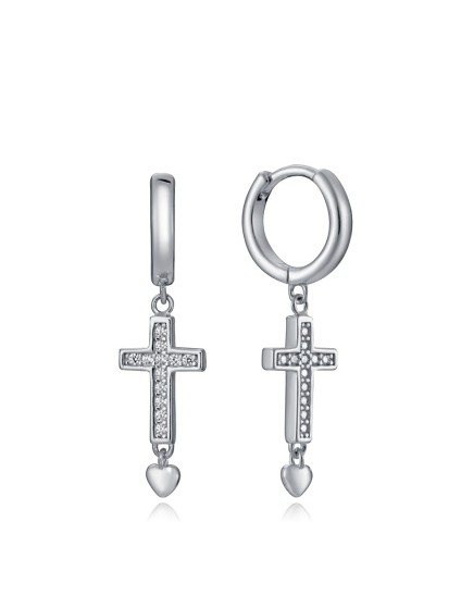 Pendientes Viceroy Fashion 13023E000-30 Cruz y Corazón