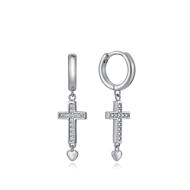 Pendientes Viceroy Fashion 13023E000-30 Cruz y Corazón