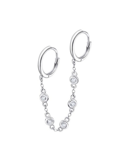 Earcuff Lotus Silver LP3337-9/1 Mujer | Joyería Parejo