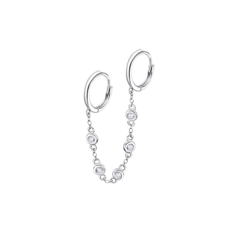 Earcuff Lotus Silver LP3337-9/1 Mujer | Joyería Parejo