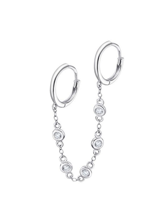 Earcuff Lotus Silver LP3337-9/1 Mujer | Joyería Parejo