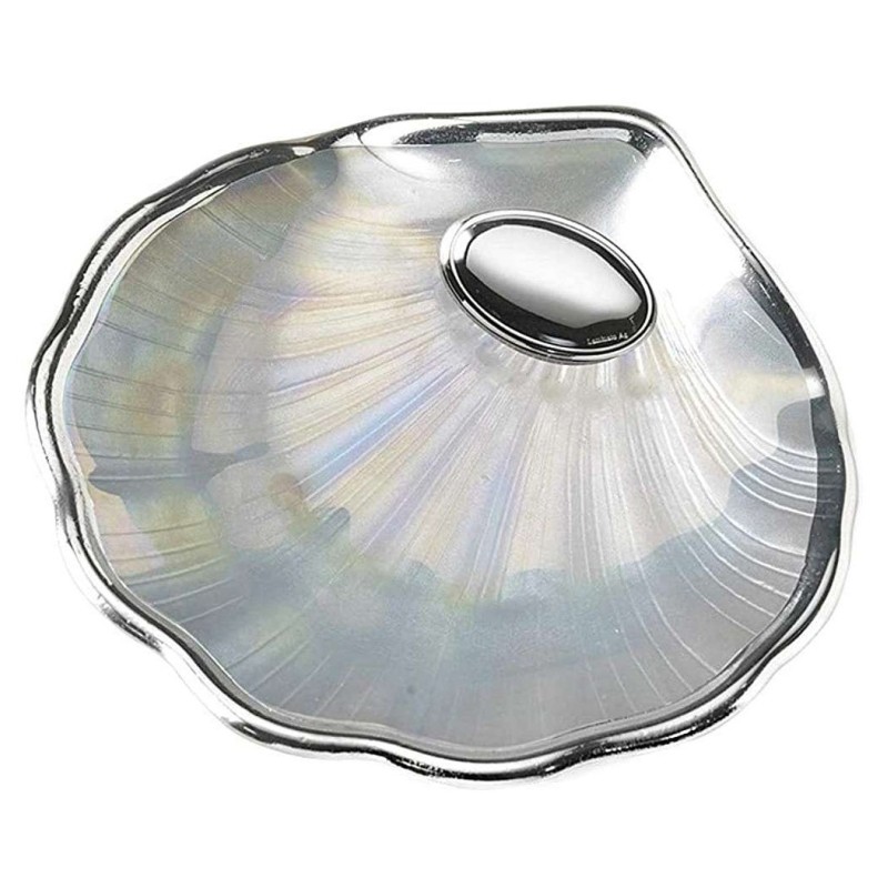 Concha Bautismo Nacarada Exterior Plata 09616-6S