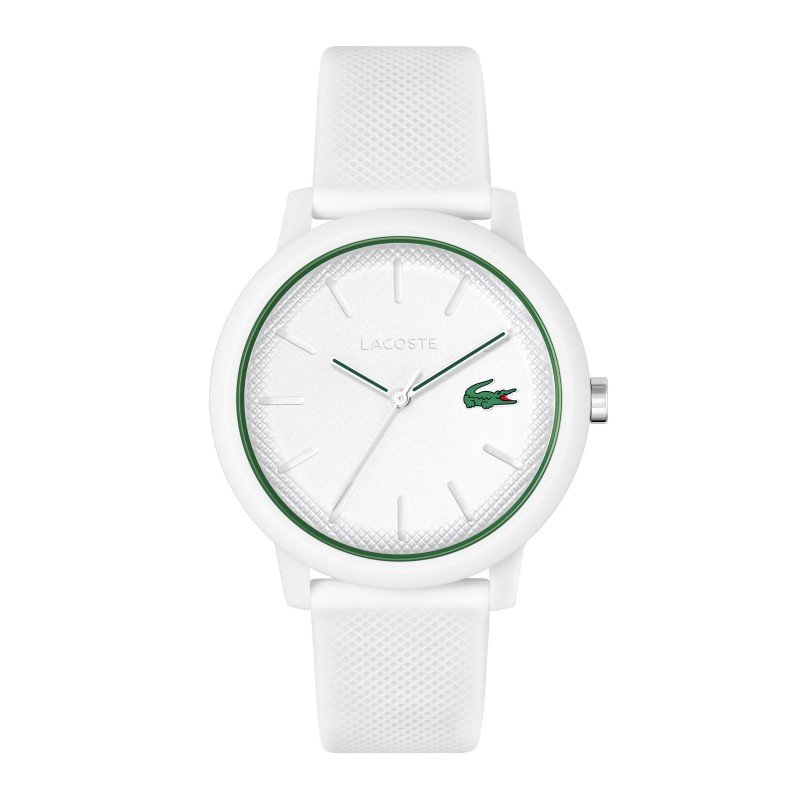 Reloj de hombre Lacoste.12.12 con correa de silicona blanca