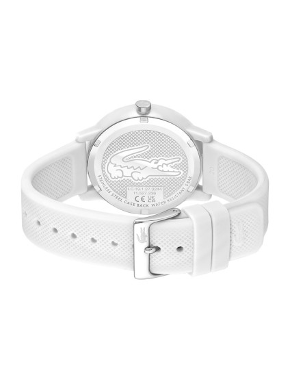 Reloj de hombre Lacoste.12.12 con correa de silicona blanca