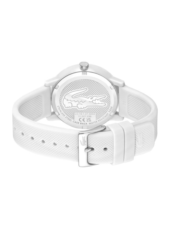 Reloj de hombre Lacoste.12.12 con correa de silicona blanca
