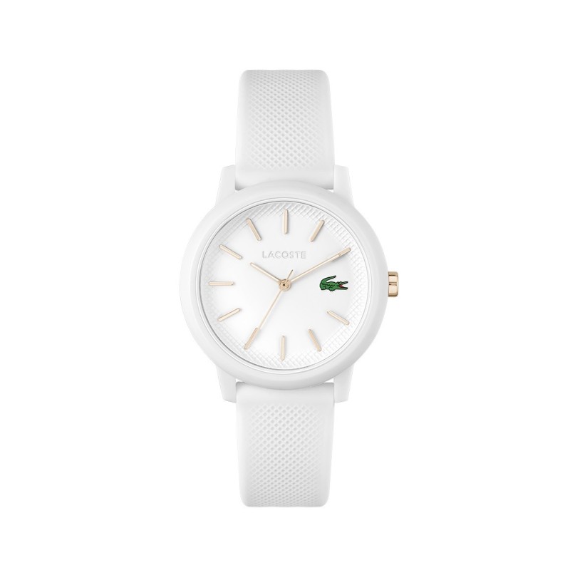Reloj de mujer Lacoste.12.12 Blanco  con correa de silicona