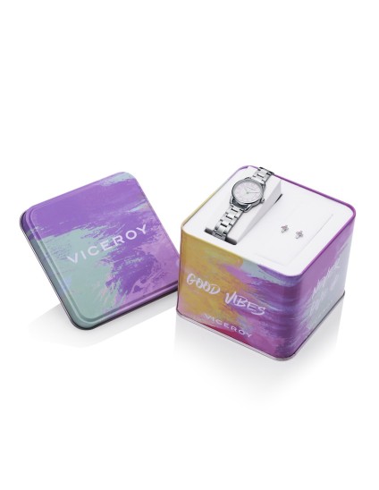 Reloj Viceroy Niña 41106-04 + Pendientes | Joyería Parejo