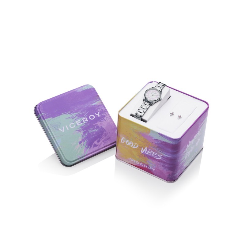 Reloj Viceroy Niña 41106-04 + Pendientes | Joyería Parejo