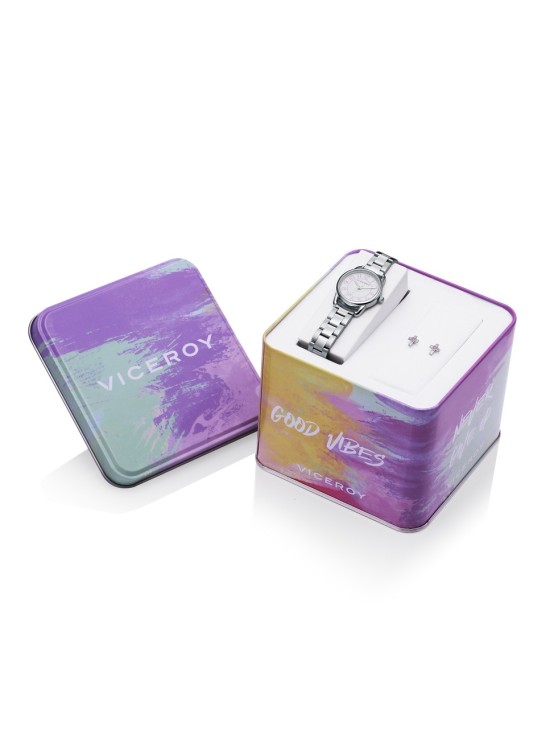 Reloj Viceroy Niña 41106-04 + Pendientes | Joyería Parejo