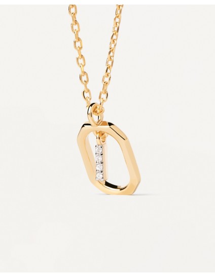 Collar PDPaola Mini Letter I | Joyería Parejo