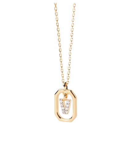 Collar PDPaola Mini Letter V | Joyería Parejo