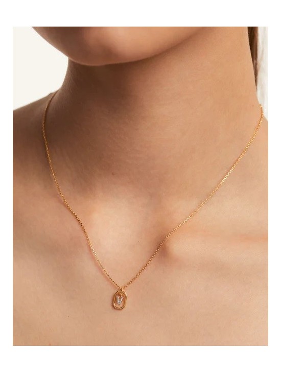 Collar PDPaola Mini Letter V | Joyería Parejo
