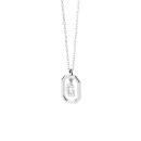 Collar PDPaola Mini Letter G Plateado