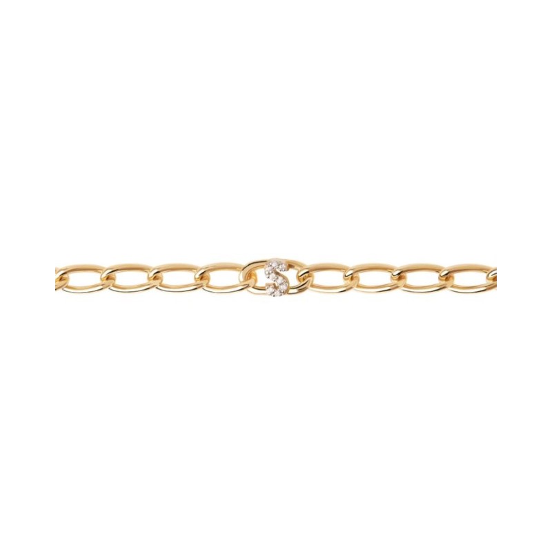 Pulsera PDPaola Mini Letter S | Joyería Parejo