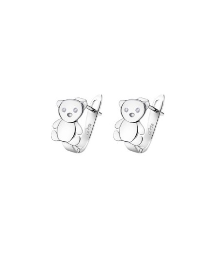 Pendientes Lotus Silver LP1602-4/3 Osito Teddy Plata | Joyería Parejo