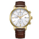 Reloj Citizen Eco Drive CA7062-15A - Cronógrafo, Chapado Oro para Hombre