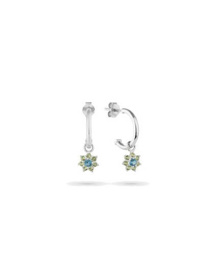 Pendientes Aro Rosetón Radiant Mujer RY000111 | Joyería Parejo