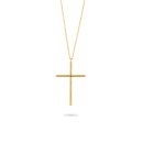 Collar Radiant Mujer RY000127 - Cruz Plata Brillante