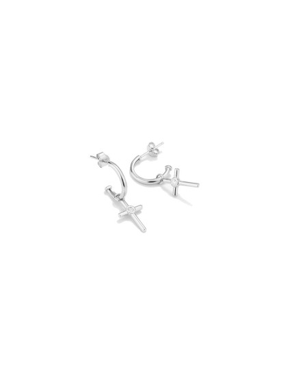 Pendientes Plateados Radiant Mujer RY000132 | Joyería Parejo