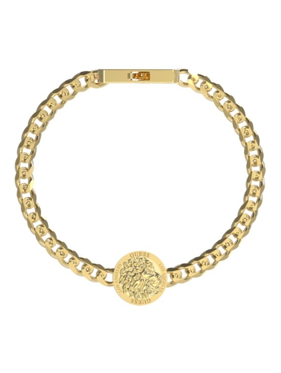 Pulsera Guess Lion King Hombre JUMB03010JWYGS | Joyería Parejo
