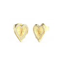 Pendientes Mujer Guess Love Me Tender JUBE03237JWYGT-U - Dorado, Corazón
