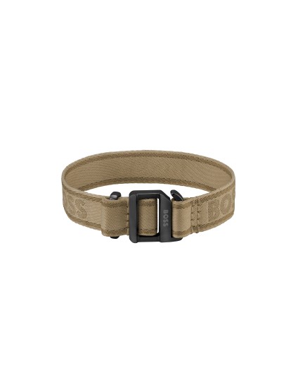 Brazalete Boss Hombre Colin 1580499 Nylon Camel | Joyería Parejo