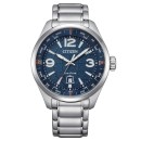 Reloj Citizen Hombre AW1830-88L - Eco Drive, Calendar, Acero, Luminous, Azul