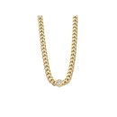 Collar Lotus Style LS2333-1/2 Mujer - Acero Inoxidable Dorado, Circonita Blanca