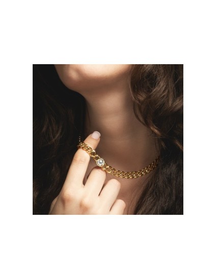 Collar Lotus Style LS2333-1/2 Acero Inoxidable Dorado