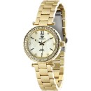 Relógio Marea Senhora B54008/2 Dourado com bisel de zircónias