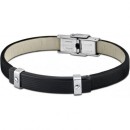 Pulseira Lotus Style LS1730/2/2 Couro Preto