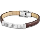 Pulseira Lotus Style LS1756/2/1 Couro Castanho